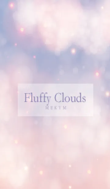 [LINE着せ替え] Fluffy Clouds PURPLE SKY - MEKYM 12の画像1