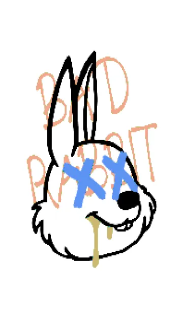 [LINE着せ替え] バッド ラビット 239の画像1