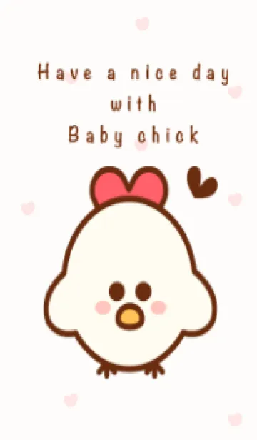 [LINE着せ替え] Lovely chicken & chicksの画像1