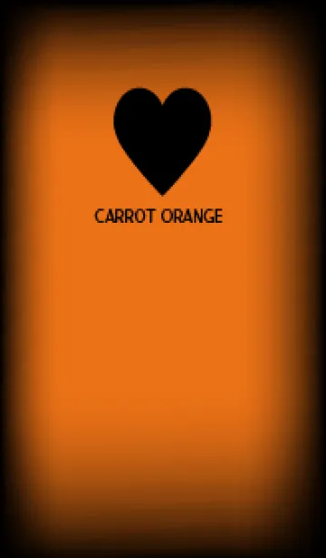 [LINE着せ替え] Black & Carrot Orange Theme V5 (JP)の画像1