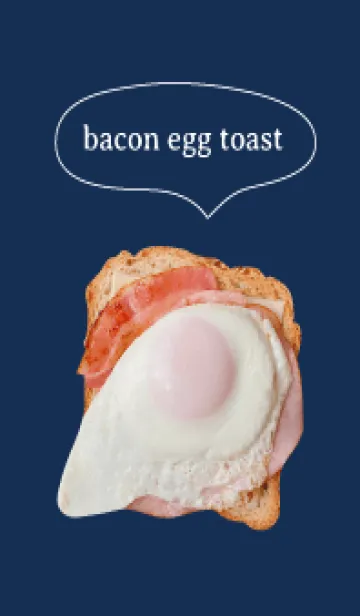 [LINE着せ替え] Favorite things_bacon egg toast_02の画像1