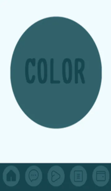 [LINE着せ替え] blue color A38の画像1