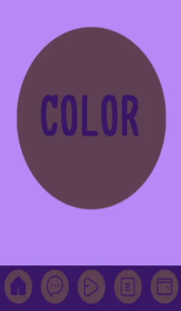 [LINE着せ替え] purple color A36の画像1