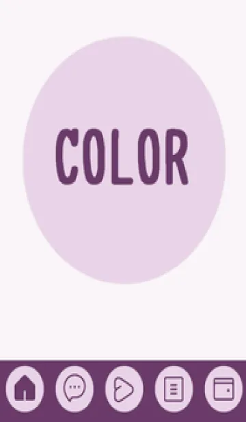 [LINE着せ替え] purple color A38の画像1