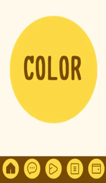 [LINE着せ替え] yellow color A39の画像1