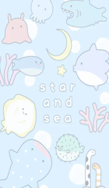 [LINE着せ替え] blue♡星の道15_1の画像1