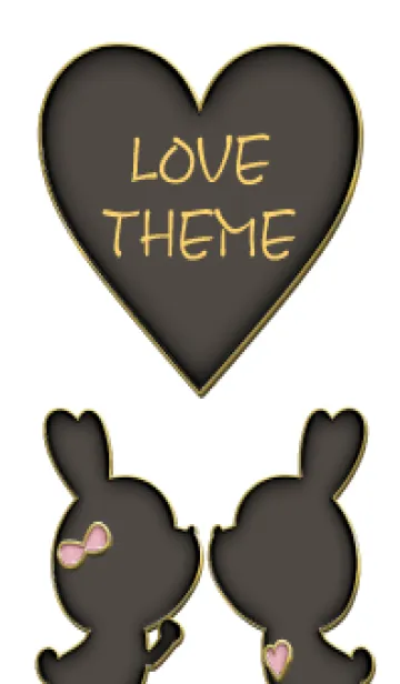 [LINE着せ替え] Enamel Pin LOVE THEME 129の画像1