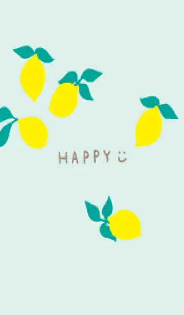 [LINE着せ替え] レモン シンプルかわいい24の画像1
