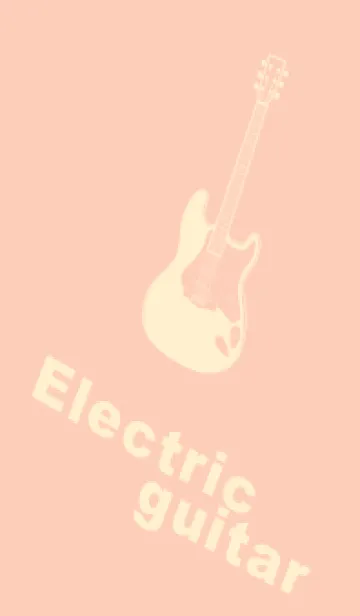 [LINE着せ替え] ELECTRIC GUITAR CLR ベージュホワイトの画像1
