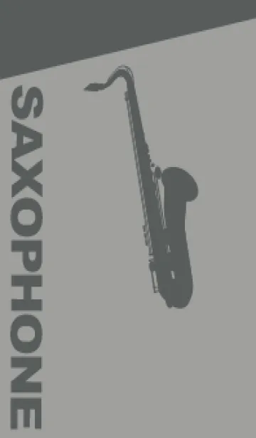 [LINE着せ替え] Saxophone CLR アッシュグレイの画像1