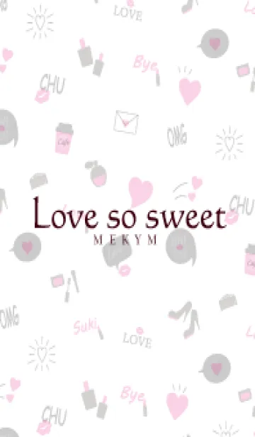 [LINE着せ替え] Love so sweet - MEKYM 9の画像1