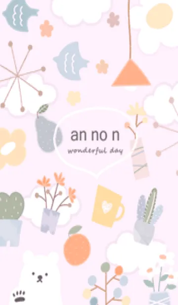 [LINE着せ替え] pinkpurple♡あんのん11_1の画像1