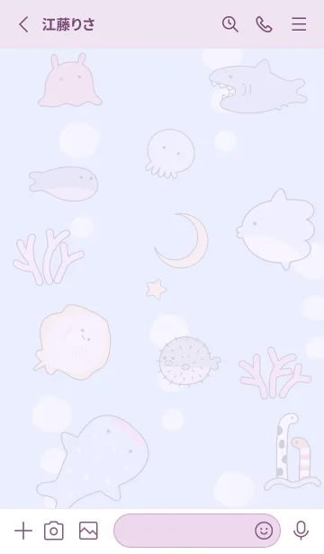 [LINE着せ替え] pinkpurple♡星の道11_1の画像2