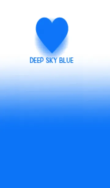 [LINE着せ替え] Deep Sky Blue & White Theme V.5 (JP)の画像1