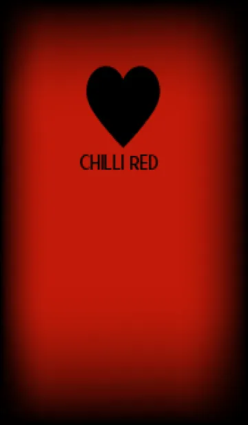 [LINE着せ替え] Black & Chilli Red Theme V5 (JP)の画像1