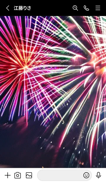 [LINE着せ替え] 夏夜のカケラ#IO217。の画像2