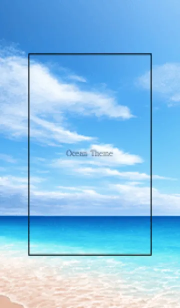 [LINE着せ替え] Ocean Theme - 016 BKの画像1