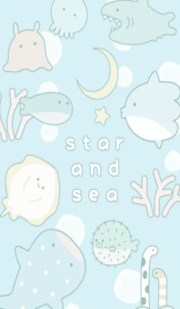 [LINE着せ替え] bluegreen♡星の道06_1の画像1