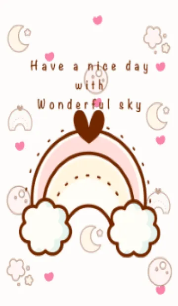 [LINE着せ替え] Happy sky theme 6 :)の画像1