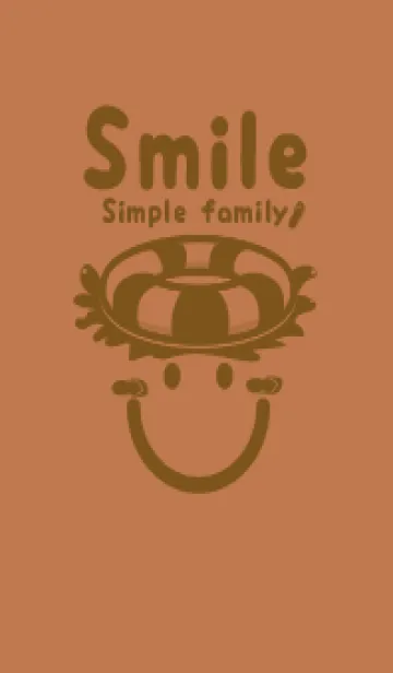 [LINE着せ替え] スマイル＆サマー 駱駝色の画像1