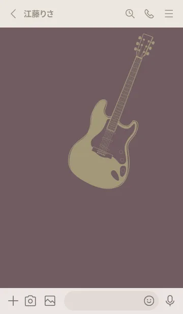 [LINE着せ替え] ELECTRIC GUITAR CLR ヒーザーの画像2