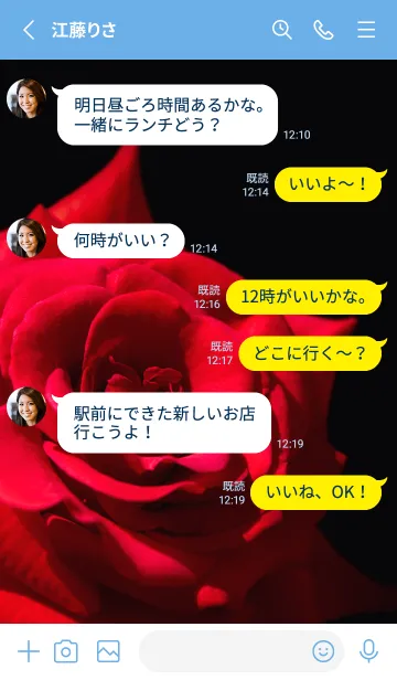 [LINE着せ替え] Ladybird Symbol of good luck #5-20の画像3