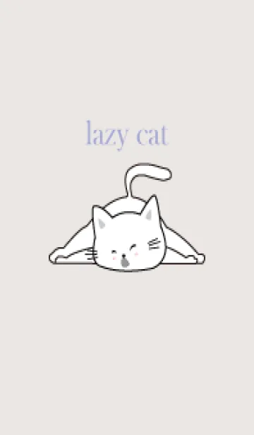 [LINE着せ替え] lazy cat..114の画像1