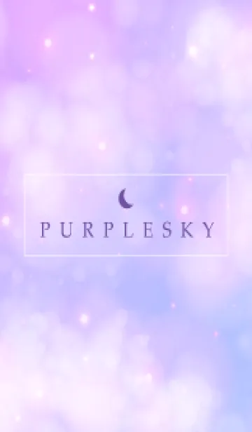 [LINE着せ替え] Cloud Purple Sky-MEKYM 10の画像1