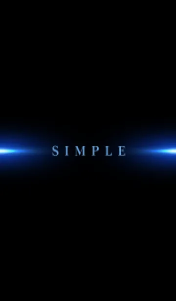 [LINE着せ替え] SIMPLE BLUE LIGHT-MEKYM 23の画像1