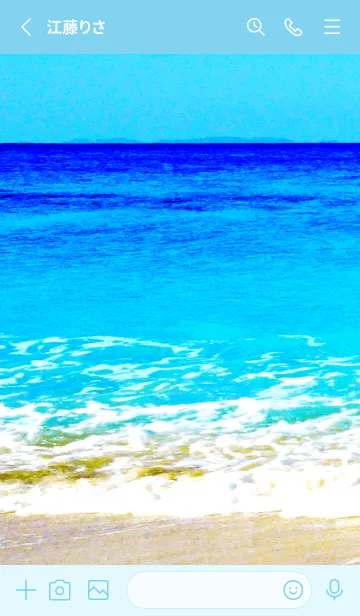 [LINE着せ替え] The Beach Theme 26の画像2