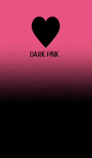 [LINE着せ替え] Black & Dark Pink Theme V.5 (JP)の画像1