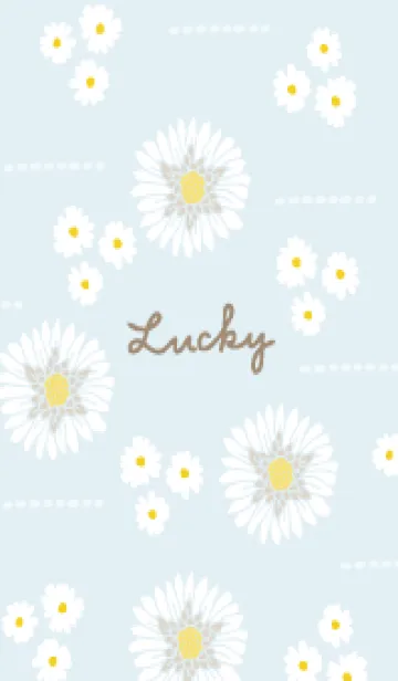 [LINE着せ替え] 白い花 大人かわいい22の画像1