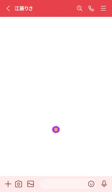 [LINE着せ替え] ミニ フラワー __39の画像2