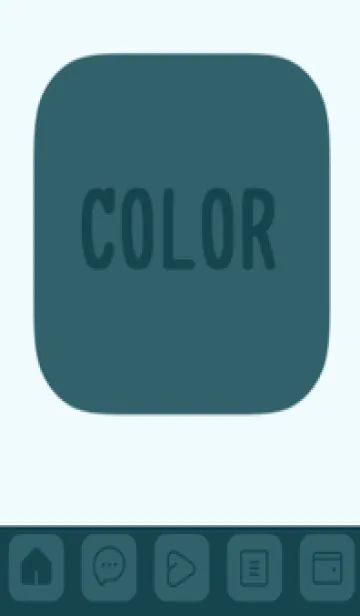 [LINE着せ替え] blue color B38の画像1