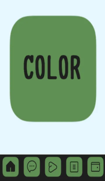 [LINE着せ替え] blue color B39の画像1