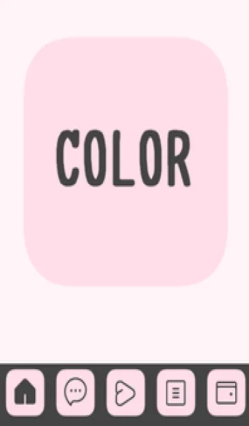 [LINE着せ替え] pink color B36の画像1