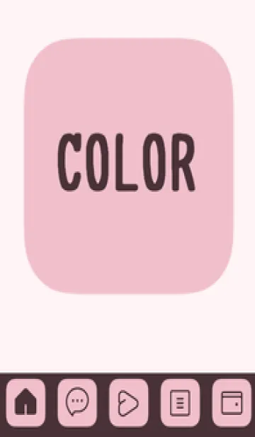 [LINE着せ替え] pink color B40の画像1