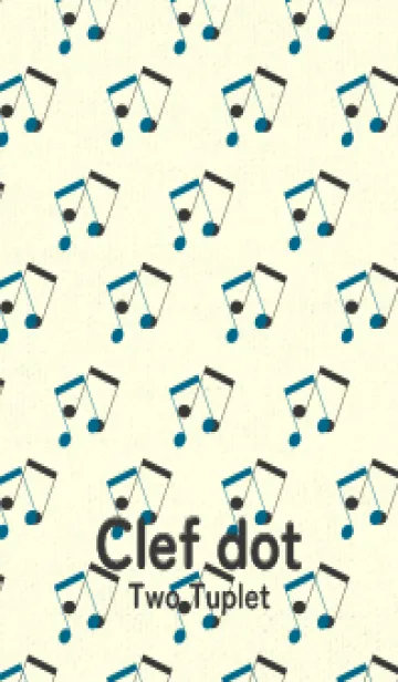 [LINE着せ替え] 2連符柄  鴨の羽色の画像1