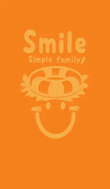 [LINE着せ替え] スマイル＆サマー ナスタチウムオレンジの画像1