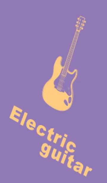 [LINE着せ替え] ELECTRIC GUITAR CLR ヘリオトロープの画像1