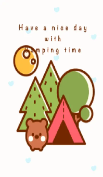 [LINE着せ替え] Wonderful camping time 5の画像1