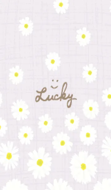 [LINE着せ替え] 白いデイジー舞う4の画像1