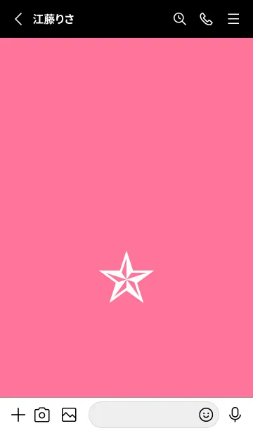 [LINE着せ替え] シンプル ロック スター _28の画像2