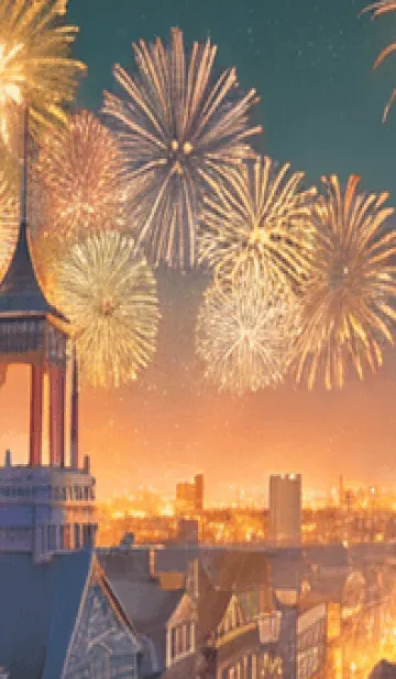 [LINE着せ替え] 夏夜のカケラ#IB029。の画像1