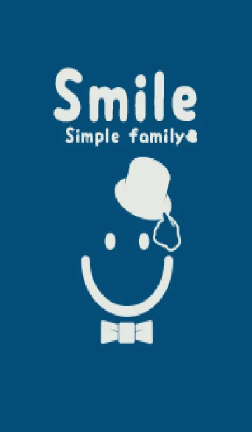 [LINE着せ替え] スマイル＆紳士 プルシアンブルーの画像1