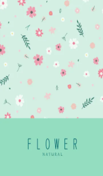 [LINE着せ替え] FLOWER MINT GREEN -NATURAL-18の画像1