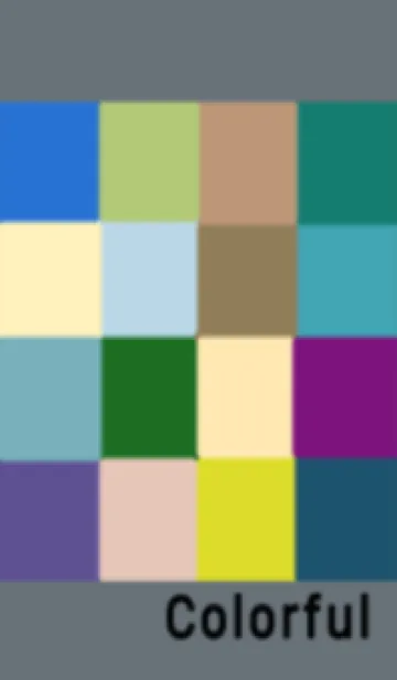 [LINE着せ替え] Colorful colorful colorful T12 カラフルの画像1