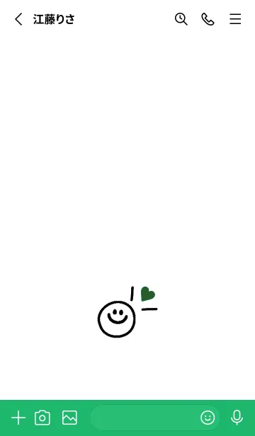 [LINE着せ替え] ミニ ラブ スマイル 303の画像2