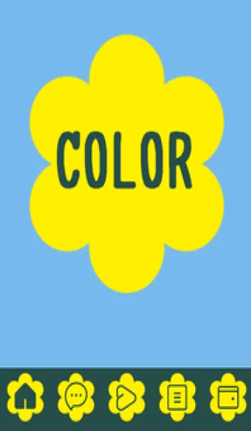 [LINE着せ替え] blue color C36の画像1