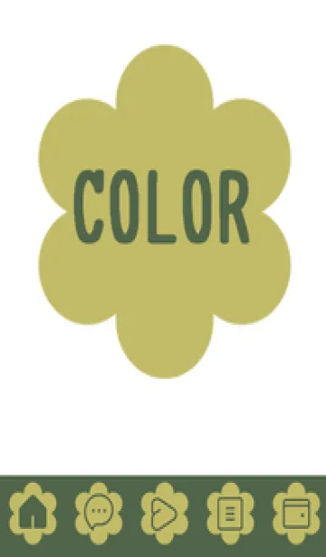 [LINE着せ替え] green color C74の画像1